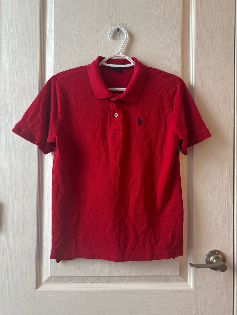 U.S. Polo Assn. Red Short-Sleeve Polo Shirt